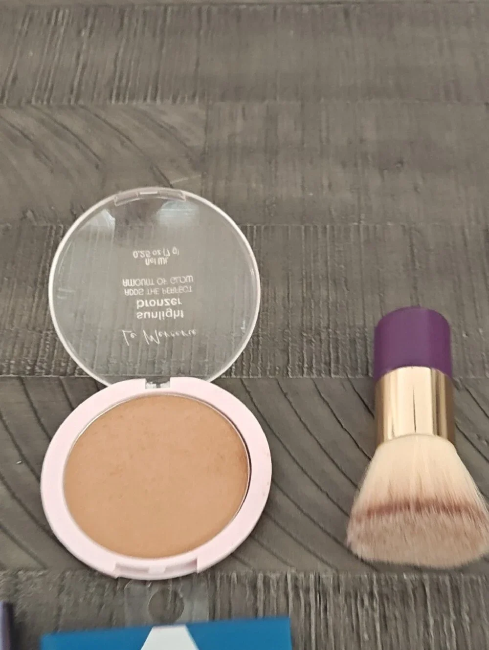 Makeup Bundle With Brush and Palette Set in Pink and Purple